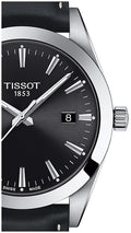  Shop Authentic Tissot Gentleman Black Dial Black Leather Strap Watch For Men - T127.410.16.051.00 - Luxxuri