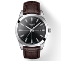  Shop Authentic Tissot Gentlemen Black Dial Brown Leather Strap Watch for Men - T127.410.16.051.01 - Luxxuri