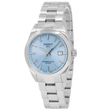  Shop Authentic Tissot Gentleman Powermatic 80 Silicium Ice Blue Silver Steel Strap Watch For Men - T127.407.11.351.00 - Luxxuri