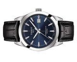  Shop Authentic Tissot Gentleman Powermatic 80 Silicium Blue Dial Black Leather Strap Watch For Men - T127.407.16.041.01 - Luxxuri