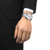  Shop Authentic Tissot Gentleman Silver Dial Silver Steel Strap Watch For Men - T127.410.11.031.00 - Luxxuri