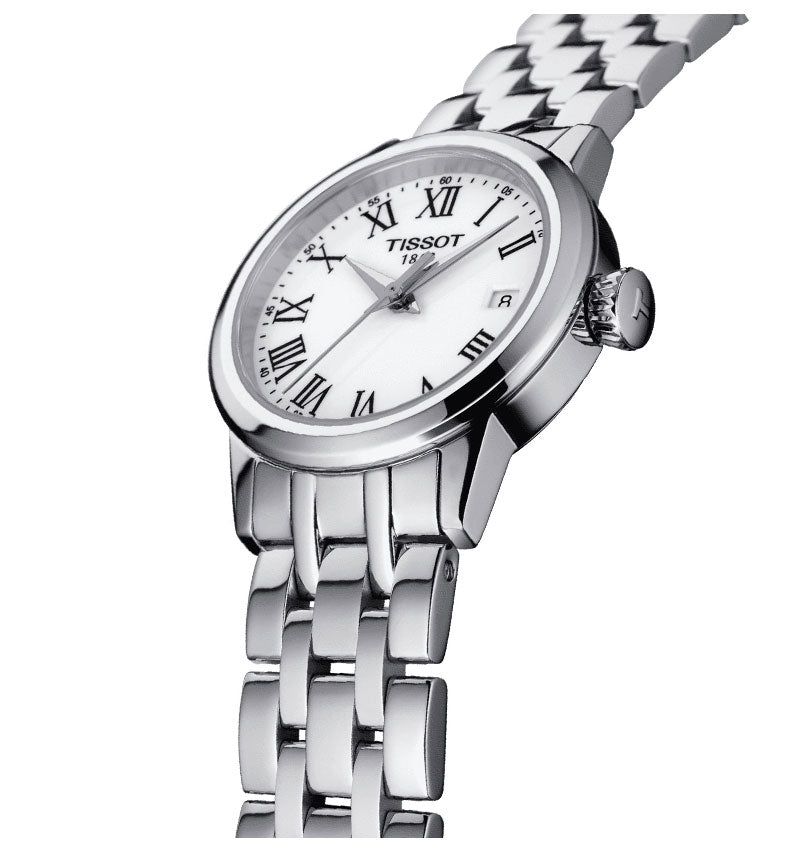  Shop Authentic Tissot Classic Dream Lady Stainless Steel Watch For Women - T129.210.11.013.00 - Luxxuri