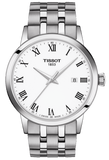  Shop Authentic Tissot T Classic Dream White Dial Silver Steel Strap Watch For Men - T129.410.11.013.00 - Luxxuri