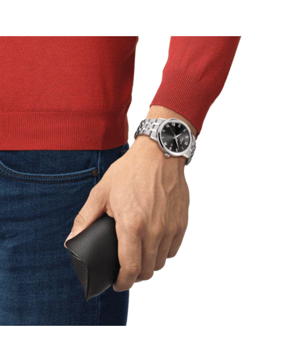  Shop Authentic Tissot Classic Dream Black Dial Silver Steel Strap Watch For Men - T129.410.11.053.00 - Luxxuri