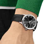  Shop Authentic Tissot Everytime Medium Black Dial Black Leather Strap Watch For Men - T109.410.16.053.00 - Luxxuri