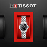  Shop Authentic Tissot T Classic Dream Black Dial Silver Steel Strap Watch for Men - T033.410.11.053.01 - Luxxuri