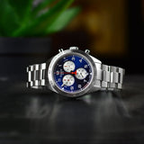  Shop Authentic Tissot PRS 516 Chronograph Blue Dial Blue Steel Strap Watch for Men - T131.617.11.042.00 - Luxxuri