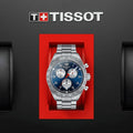  Shop Authentic Tissot PRS 516 Chronograph Blue Dial Blue Steel Strap Watch for Men - T131.617.11.042.00 - Luxxuri