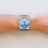  Shop Authentic Tissot PRX Powermatic 80 Gradient Blue Dial Silver Steel Strap Watch for Men - T137.407.11.351.01 - Luxxuri