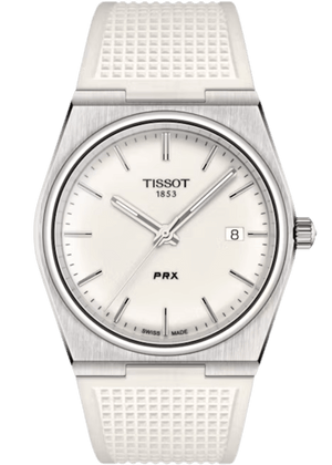  Shop Authentic Tissot PRX 40 White Dial White Rubber Strap Watch For Men -  T137.410.17.011.00 - Luxxuri