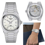  Shop Authentic Tissot PRX Powermatic 80 White Dial Silver Steel Strap Watch for Men - T137.207.11.111.00 - Luxxuri