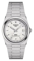 Tissot PRX Powermatic 80 White Dial Silver Steel Strap Watch for Men - T137.207.11.111.00