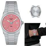  Shop Authentic Tissot PRX Quartz Pink Dial Silver Steel Strap Watch for Women - T137.210.11.331.00 - Luxxuri