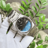  Shop Authentic Tissot Powermatic 80 Automatic Gradient Blue Dial Silver Steel Strap Watch for Men - T137.407.11.051.01 - Luxxuri