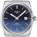  Shop Authentic Tissot Powermatic 80 Automatic Gradient Blue Dial Silver Steel Strap Watch for Men - T137.407.11.051.01 - Luxxuri