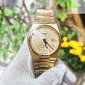  Shop Authentic Tissot PRX Powermatic 80 Gold Dial Gold Steel Strap Watch for Men - T137.407.33.021.00 - Luxxuri