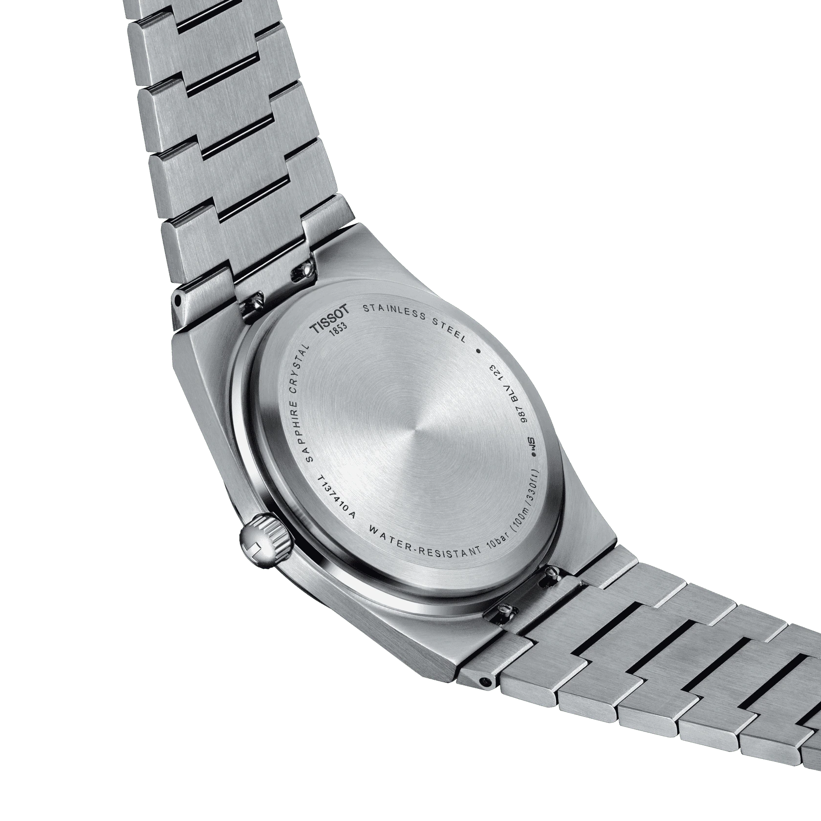 Tissot PRX Quartz Light Green Dial Silver Steel Strap Watch for Men - T137.410.11.091.01