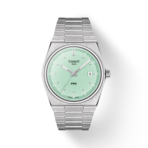  Shop Authentic Tissot PRX Quartz Light Green Dial Silver Steel Strap Watch for Men - T137.410.11.091.01 - Luxxuri