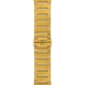Tissot PRX Champagne Yellow Gold Dial Gold Steel Strap Watch for Men - T137.410.33.021.00