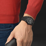  Shop Authentic Tissot PRX Powermatic 80 Carbon Black Dial Black Rubber Strap Watch for Men - T137.907.97.201.00 - Luxxuri