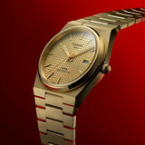  Shop Authentic Tissot PRX Powermatic 80 Gold Dial Gold Steel Strap Watch for Men - T137.207.33.021.00 - Luxxuri