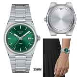  Shop Authentic Tissot PRX Green Dial Silver Steel Strap Watch for Women - T137.210.11.081.00 - Luxxuri