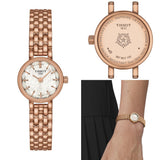 Shop Authentic Tissot Lovely Mother of Pearl Dial Rose Gold Steel Strap Watch for Women - T140.009.33.111.00 - Luxxuri
