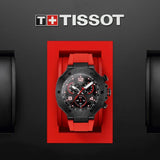  Shop Authentic Tissot T Race Chronograph Black Dial Red Rubber Strap Watch For Men - T141.417.37.057.01 - Luxxuri