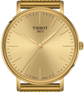  Shop Authentic Tissot T Classic Everytime Medium Gold Dial Gold Mesh Bracelet Watch For Men - T109.410.33.021.00 - Luxxuri