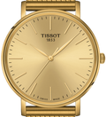 Tissot Everytime Gent Gold Dial Gold Mesh Bracelet Watch for Men - T143.410.33.021.00