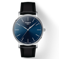 Tissot Everytime Gent Blue Dial Black Leather Strap Watch for Men - T143.410.16.041.00