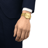  Shop Authentic Tissot Everytime Lady Gold Dial Gold Mesh Bracelet Watch for Women - T143.210.33.021.00 - Luxxuri