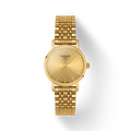 Tissot Everytime Lady Gold Dial Gold Mesh Bracelet Watch for Women - T143.210.33.021.00