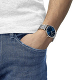  Shop Authentic Emporio Armani Kappa Quartz Blue Dial Silver Steel Strap Watch For Men - AR80010 - Luxxuri
