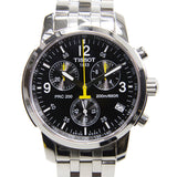  Shop Authentic Tissot T Sport PRC200 Chronograph Black Dial Silver Steel Strap Watch for Men - T17.1.586.52 - Luxxuri