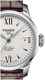  Shop Authentic Tissot Le Locle Automatic Lady Silver Dial Brown Leather Strap Watch For Women - T41.1.113.77 - Luxxuri