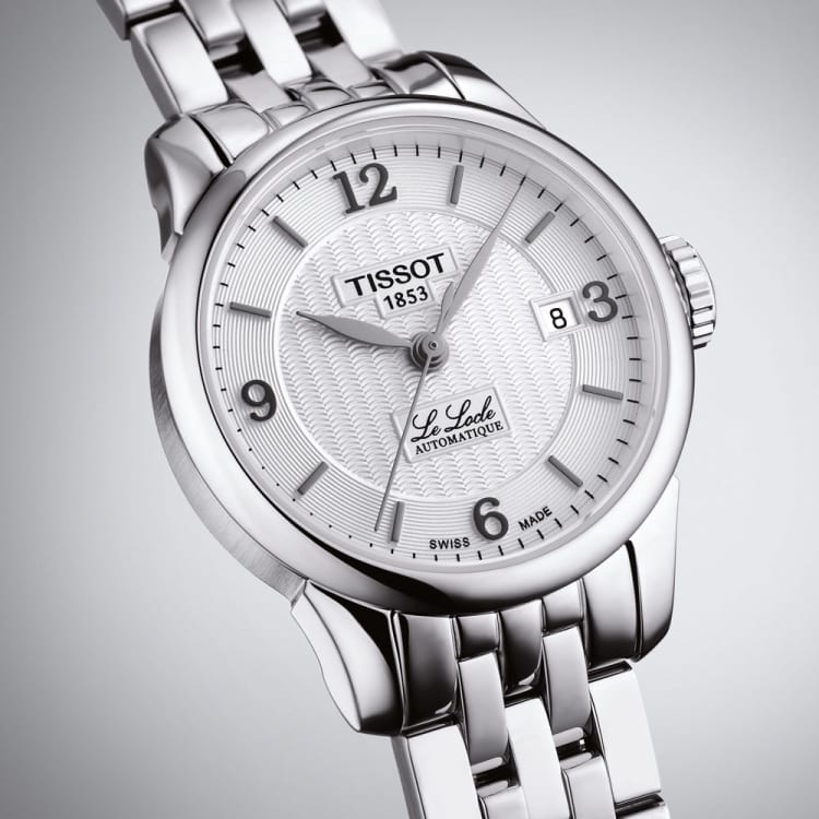  Shop Authentic Tissot Le Locle Small Lady Automatic Silver Dial Silver Steel Strap Watch For Women - T41.1.183.34 - Luxxuri