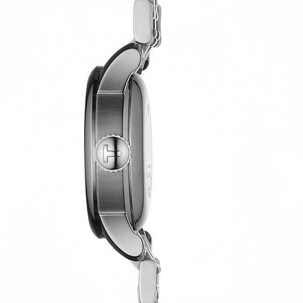 Tissot Le Locle Small Automatic Black Dial Silver Steel Strap Watch For Women - T41.1.183.54