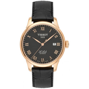  Shop Authentic Tissot T Classic Le Locle Automatic Black Dial Black Leather Strap Watch For Men - T41.5.423.53 - Luxxuri