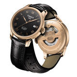  Shop Authentic Tissot T Classic Le Locle Automatic Black Dial Black Leather Strap Watch For Men - T41.5.423.53 - Luxxuri
