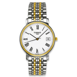  Shop Authentic Tissot T Classic Desire White Dial Two Tone Watch For Men - T52.2.481.13 - Luxxuri
