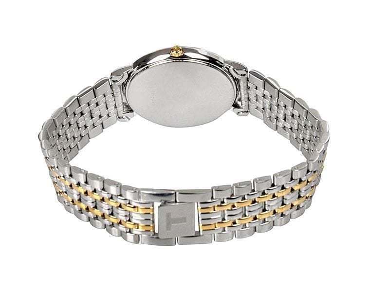  Shop Authentic Tissot Desire White Dial Two Tone Mesh Bracelet Two Tone Steel Watch For Men - T52.2.481.31 - Luxxuri