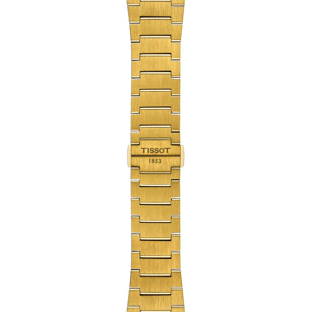  Shop Authentic Tissot PRX Powermatic 80 Gold Dial Gold Steel Strap Watch for Men - T137.407.33.021.00 - Luxxuri