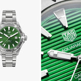 Shop Authentic Tag Heuer Aquaracer Green Dial Watch for Men - WAY2015.BA0927 - Luxxuri
