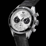 Shop Authentic Tag Heuer Autavia Chronometer Flyback Chronograph Silver Dial Black Leather Strap Watch for Men - CBE511B.FC8279 - Luxxuri