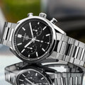  Shop Authentic Tag Heuer Carrera Chronograph Black Dial Silver Steel Strap Watch for Men - CBN2010.BA0642 - Luxxuri