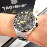  Shop Authentic Tag Heuer Formula 1 Chronograph Grey Dial Silver Steel Strap Watch for Men - CAZ101AG.BA0842 - Luxxuri
