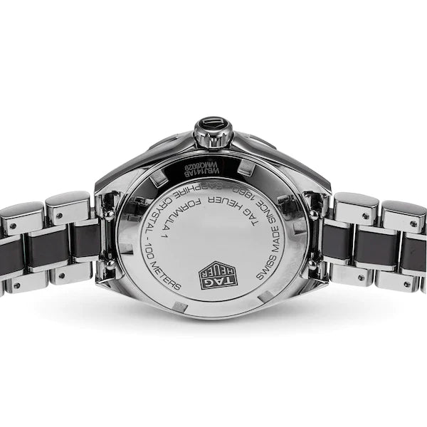Tag Heuer Formula 1 Diamonds Black Dial Two Tone Steel Strap Watch for Women - WBJ141AB.BA0973