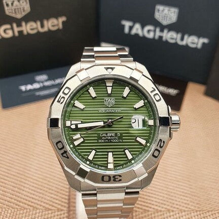  Shop Authentic Tag Heuer Aquaracer Green Dial Watch for Men - WAY2015.BA0927 - Luxxuri
