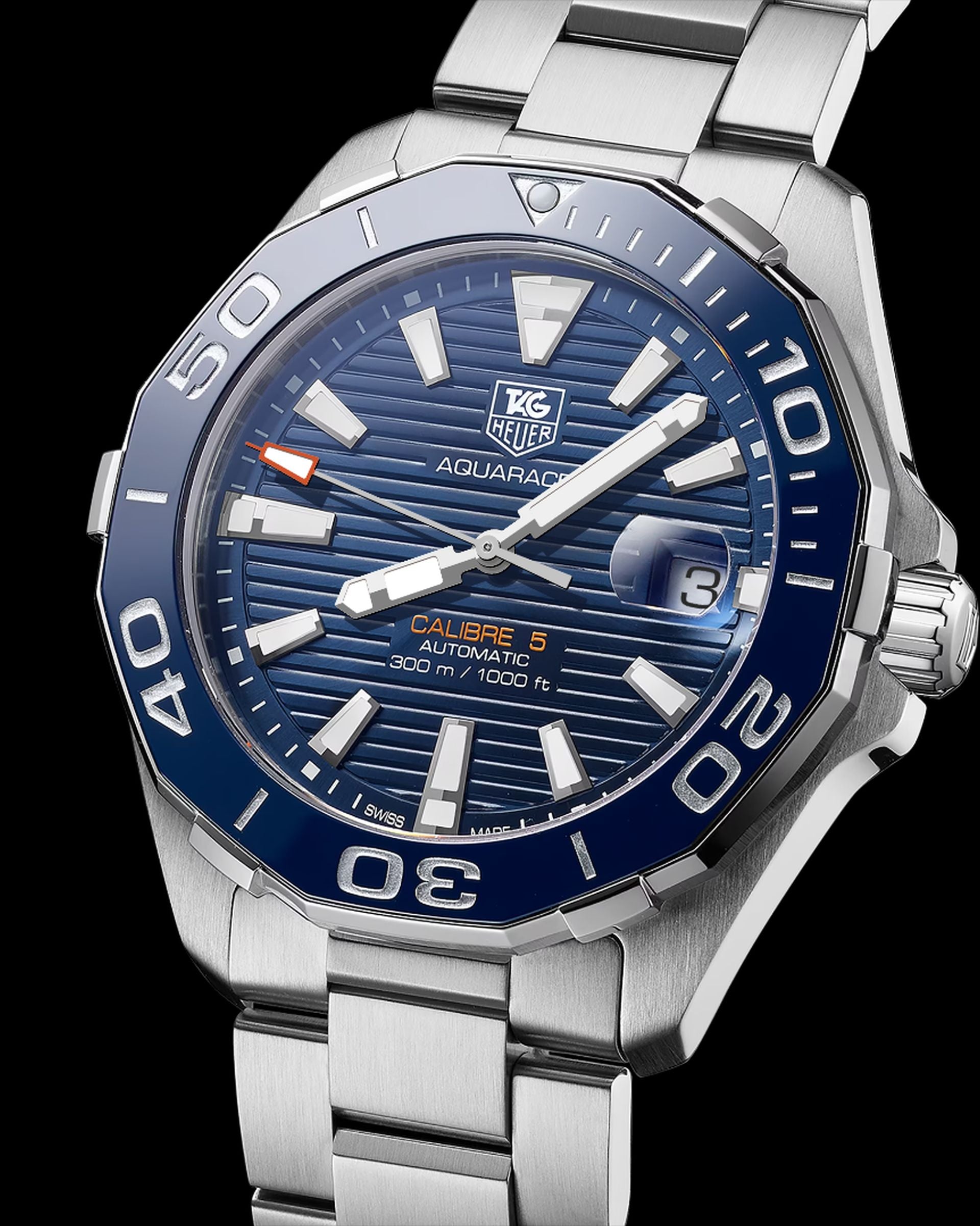  Shop Authentic Tag Heuer Aquaracer Blue Dial Watch for Men - WAY211C.BA0928 - Luxxuri